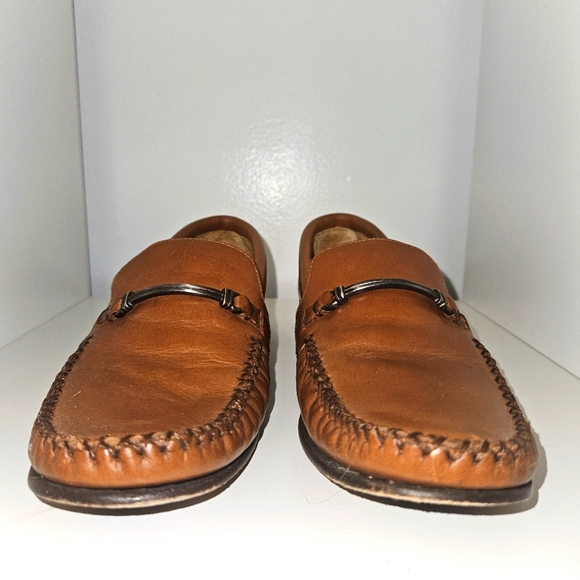 VANELI Debbie Tan Leather Loafers 9N - Picture 3 of 7